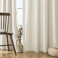 Joydeco Curtains, 108 Inches Long, 2 Panels Set, Farmhouse Drapes by JOYDECO