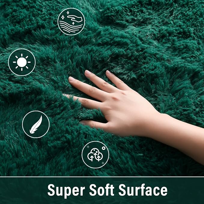 Merelax Soft Modern Indoor Shaggy Area Rug - Image 4