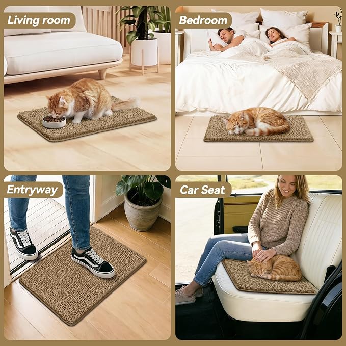 Bcoimo Super Absorbent Cat Door Mat, Pet Rugs - Image 6