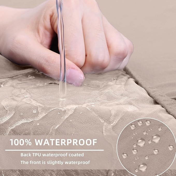 hyha Waterproof Couch Cushion Covers, Sectional Sofa Slipcovers Washable - Image 3