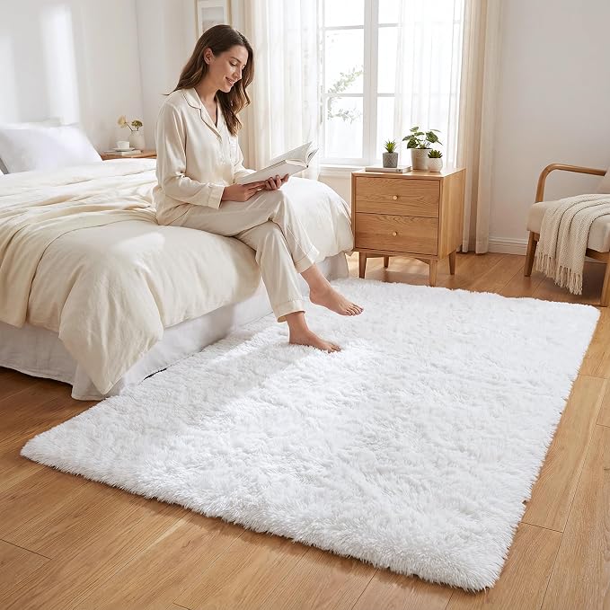 Merelax Modern Soft Fluffy Large Shaggy Rug - Image 2