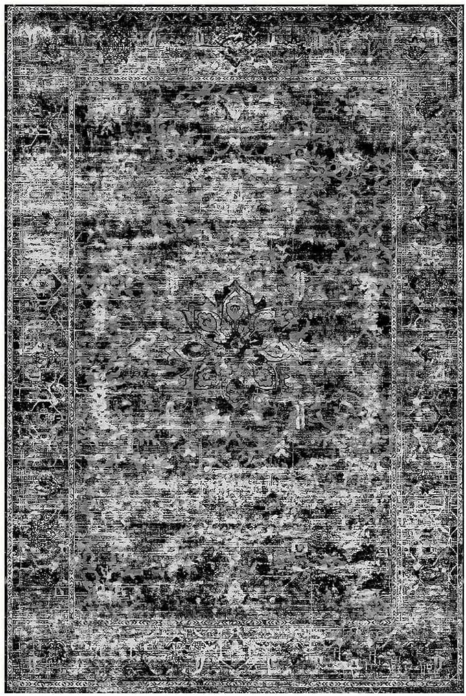 Area Rugs 6x9, Washable Rugs for Living Room, Vintage Boho Indoor Soft Carpet - Image 4