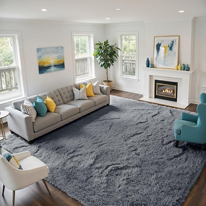 yongyangjuxin Fluffy Rug Shaggy Area Rug, Super Soft Shaggy Rugs by Yongyangjuxi