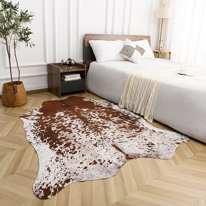 Easycozy Faux Cowhide Large Cow Print Rug - Image 6