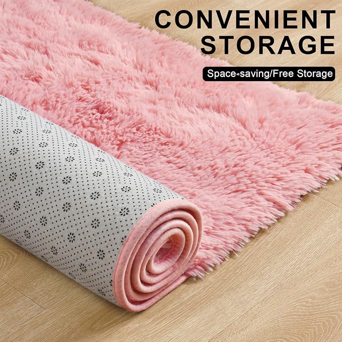 Merelax Modern Soft Fluffy Small Shaggy Rug - Image 4