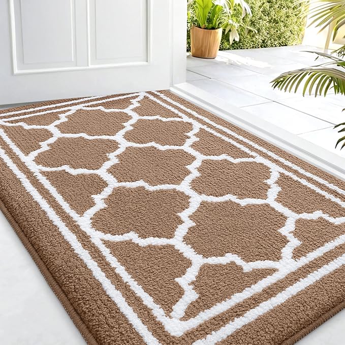 Buganda Indoor Door Mat, Dirt-Resistant and Absorbent Doormat, Low Profile by Buganda
