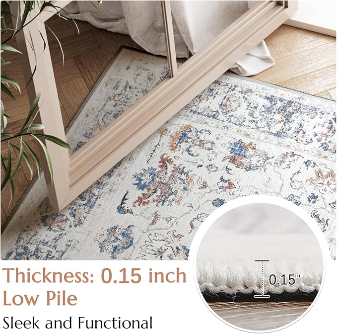 jinchan Area Rug 2x3 Entryway Rug - Image 3