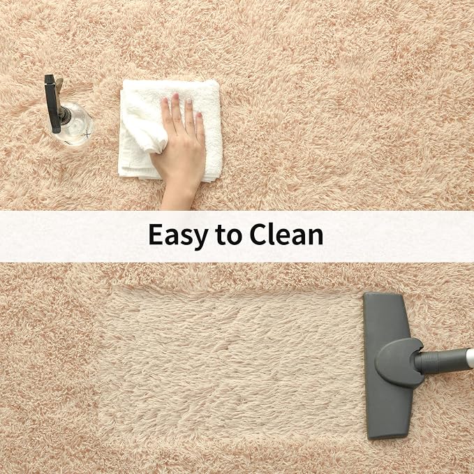 Merelax Modern Soft Fluffy Large Shaggy Rug - Image 5