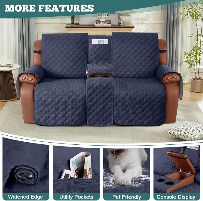Ruaozz Waterproof Loveseat Recliner Cover - Image 5