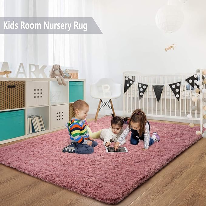 Merelax Soft Modern Indoor Large Shaggy Rug - Image 6