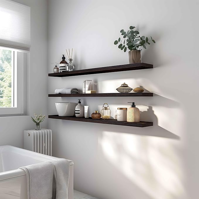 PHPH 48 Inch Wood Floating Shelves - Image 5