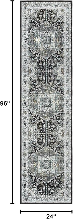 Madane Washable Runner Rug 2x8, Runners - Image 2