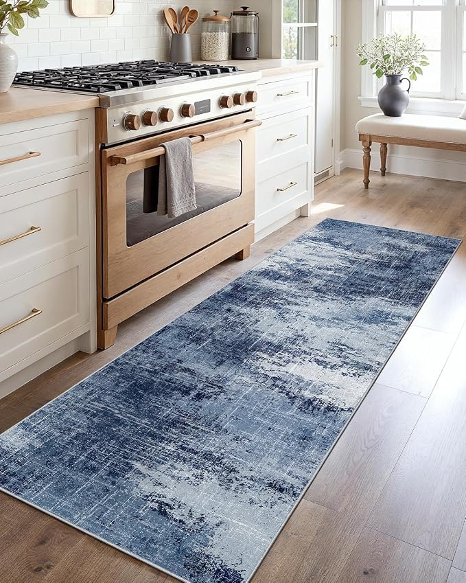 Runner Rugs for Hallway 2x5, Modern Abstract Machine Washable Runners for - Image 2