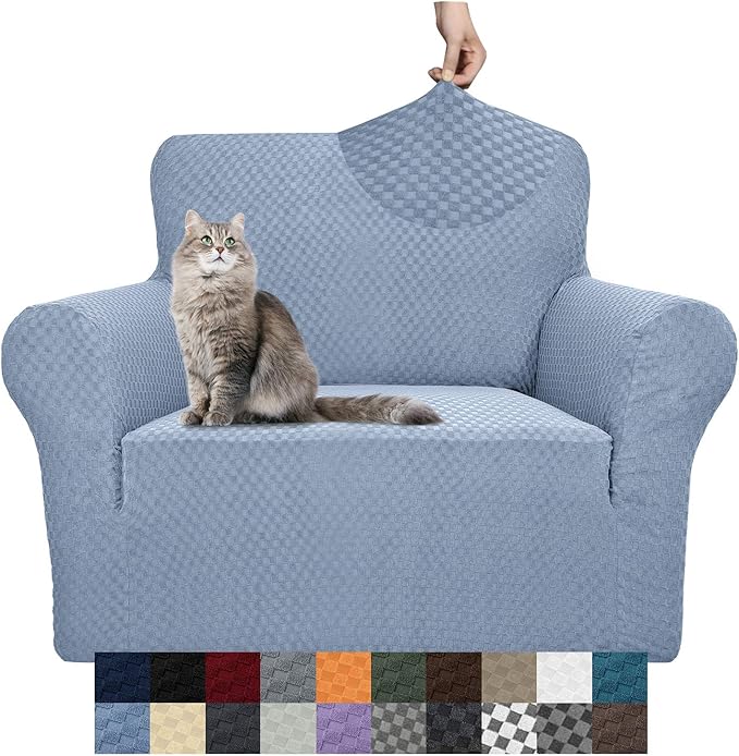 YEMYHOM Couch Cover Latest Jacquard Design High Stretch Sofa Chair Covers by YEMYHOM