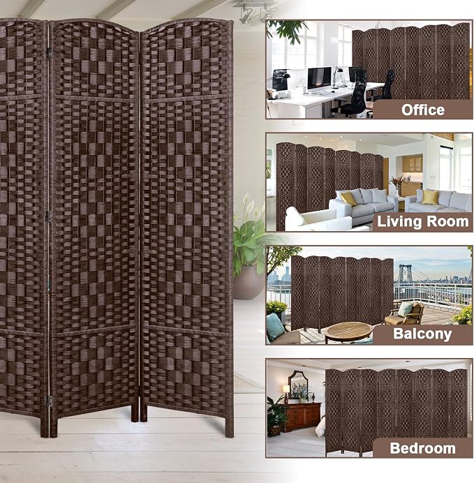 Rose Home Fashion 6 ft Tall Room Divider, Room Dividers and Folding Privacy - Image 6