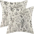 AEIOAE Spring Pillow Covers 16x16 Inch Set of 2, Seasonal Floral Outdoor by AEIOAE