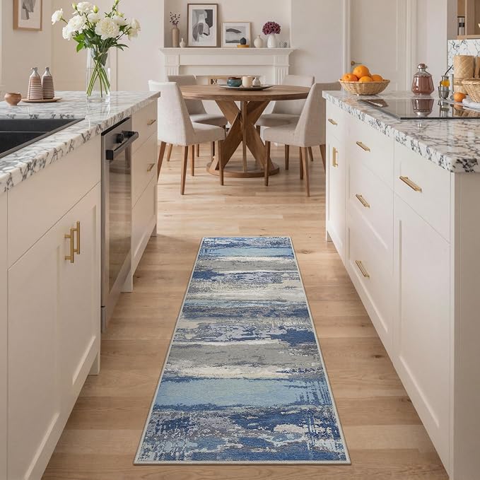 GENIMO 2X5 Washable Modern Runner Rug - Image 2