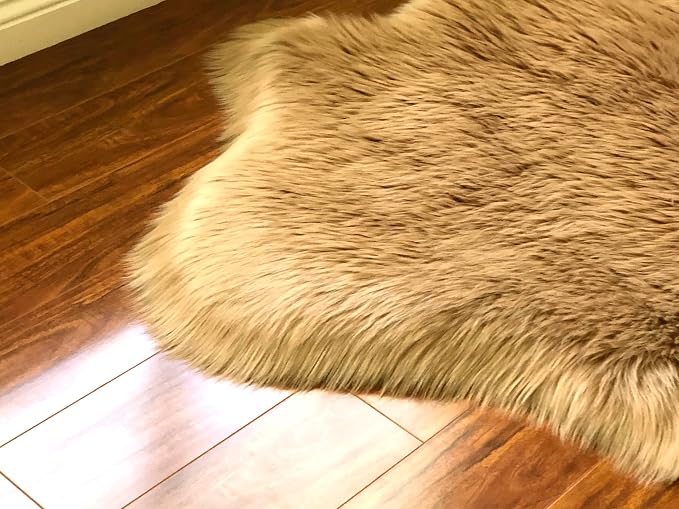 Free Shape Luxury Soft Fluffy Shag Area Rug Octo 8 Pelts 6'x8', 180x240 cm - Image 4