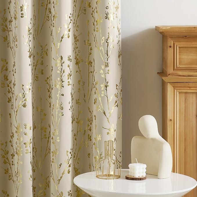 NICETOWN Blackout Light Beige Kitchen Valances Decor - Image 9