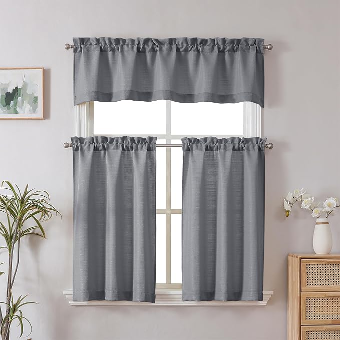 Chyhomenyc Dark Grey Curtains - Image 2