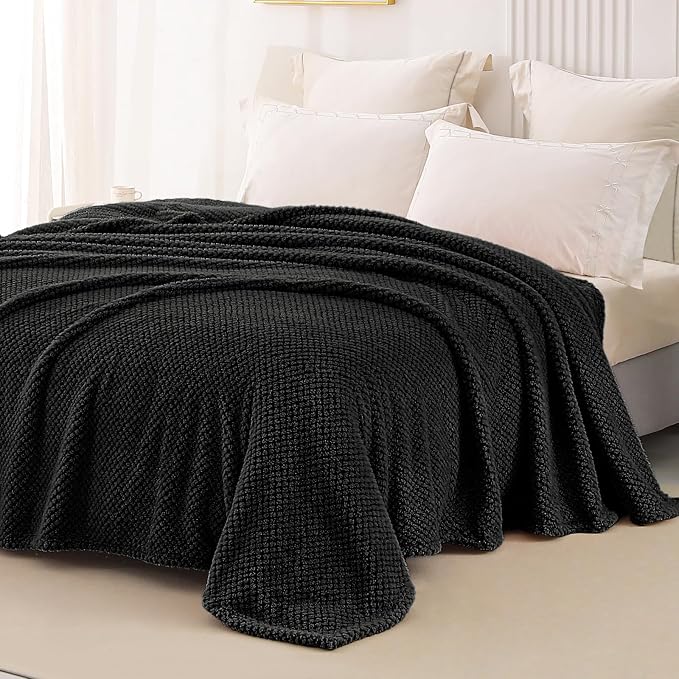 Whale Flotilla King Size Fuzzy Fleece Blanket - Image 4