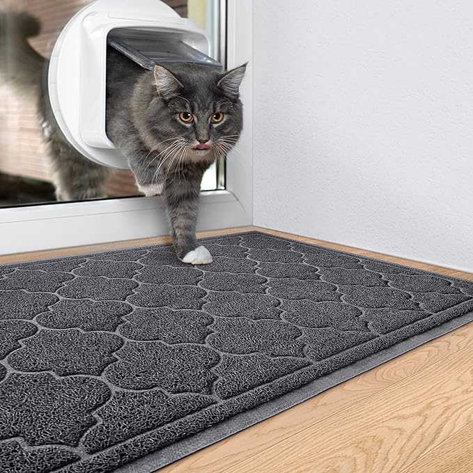 LuxStep Door Mat Large 24x36 Inch Indoor Outdoor Doormat, Non-Slip Low-Profile - Image 2
