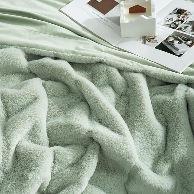 Cozy Bliss Faux Fur Throw Blanket - Image 8