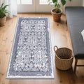 Vaukki Hallway Runner Rug, Vintage Shaggy Soft Laundry Rug Runner, Non Slip by Vaukki