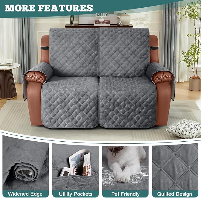 Ruaozz Waterproof Recliner Sofa Covers, 1-Piece Couch Covers - Image 5