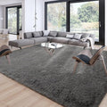 Merelax Area Rugs 9x12 Living Room, Large Grey Bedroom Carpet, Big Shag Indoor by Merelax