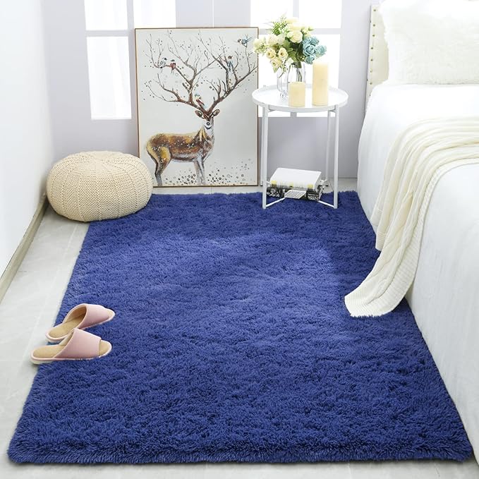 Merelax Modern Soft Fluffy Large Shaggy Rug - Image 2