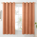 BGment Burnt Orange Curtains 63 Inch Length 2 Panels by BGment