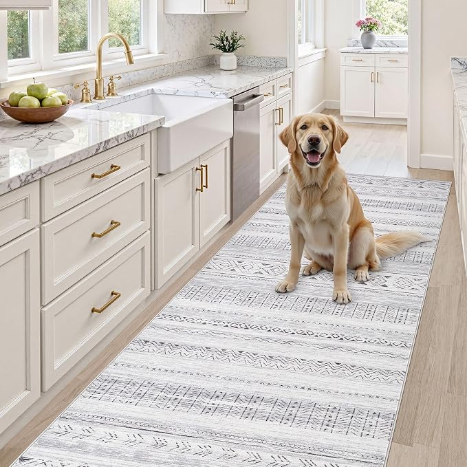 cotiled Washable 3x8 Runner Rugs: Washable Boho Rugs - Image 4