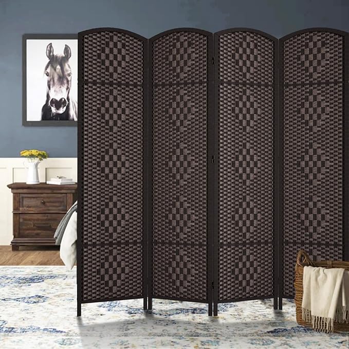 Rose Home Fashion 6 ft Tall Room Divider, Room Dividers and Folding Privacy - Image 4