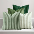 MIULEE Faux Fur Plush Decorative Throw Pillow Covers 18x18 Set of 4, Spring by MIULEE