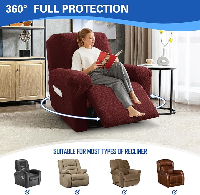 MAXIJIN Recliner Cover Slipcovers - Image 2