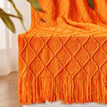 inhand Fall Throw Blanket Burnt Orange by inhand
