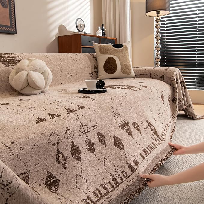 ROOMLIFE Couch Cover Boho Sofa Covers - Image 9
