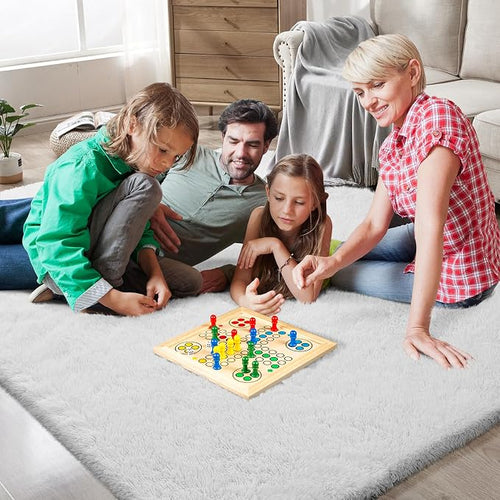 10X14 Large Area Rugs for Living Room Bedroom, Soft Fluffy Indoor Carpet - Image 2