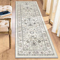 LOKHOM Washable Runner Rug, 2x6 Non-Slip Vintage Kitchen Rug by LOKHOM