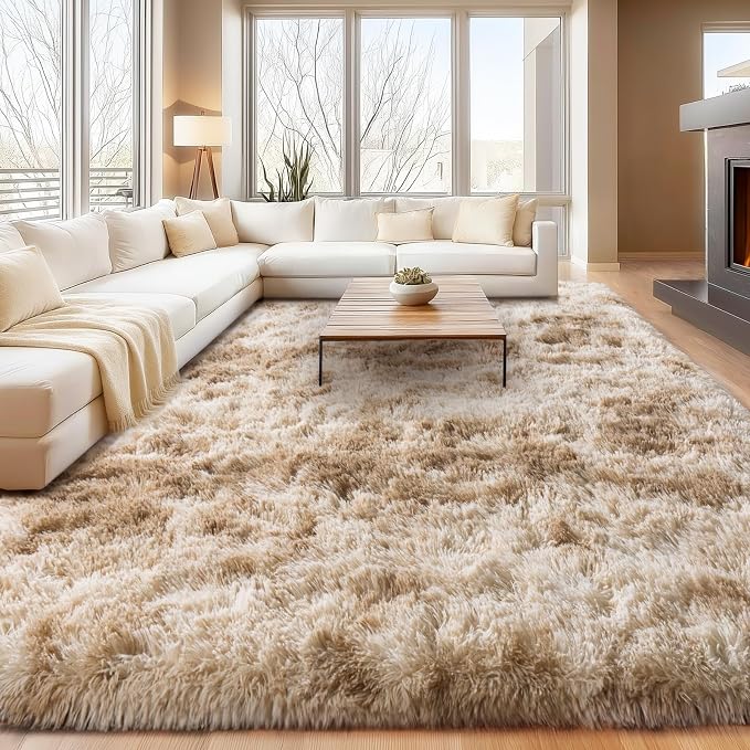 Large Plush Shaggy Rug High Pile Fluffy Rug - Image 5