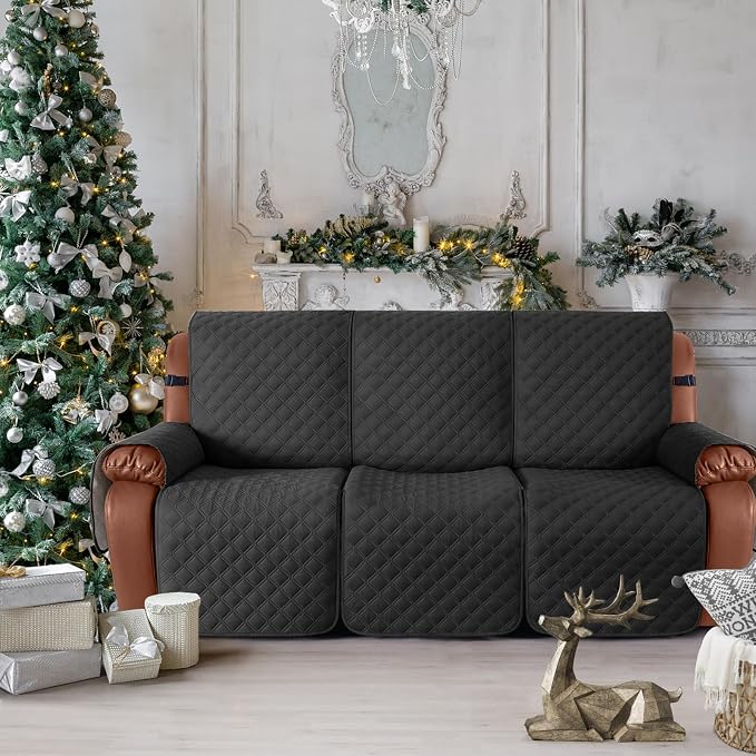 Ruaozz Waterproof Recliner Couch Covers 1-Piece Sofa Covers Washable Recliner - Image 8