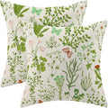 AEIOAE Summer Pillow Covers 18x18 Inch Set of 2, Seasonal Floral Outdoor by AEIOAE