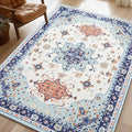 Phantoscope Washable Area Rug 6'x9' Non-Slip, Vintage Boho Rugs by Phantoscope
