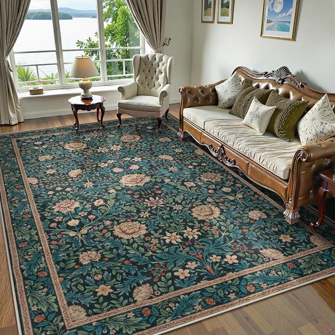 LIVEBOX Machine Washable Large Area Rugs 8x10, Boho Area Rugs by LIVEBOX