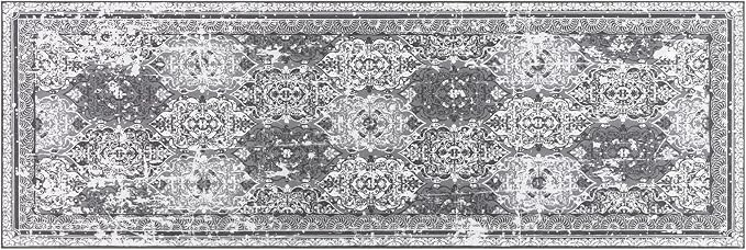 Vaukki Hallway Runner Rug, Vintage Shaggy Soft Laundry Rug Runner, Non Slip - Image 7