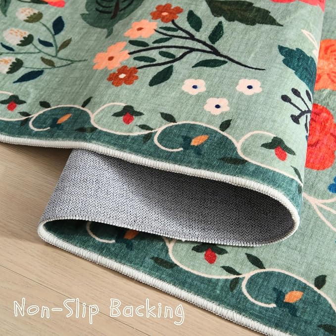 Rugcomf Runners for Hallways Kitchen Runner Rug Non Slip 2'x 10' Long Washable - Image 6