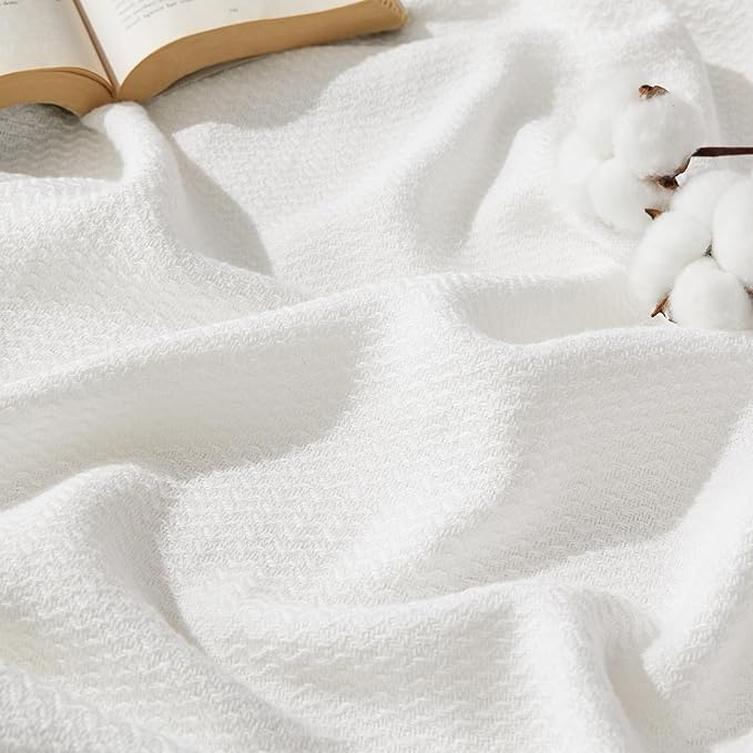 Bedsure GentleSoft 100% Cotton Blanket Twin XL Size by BEDSURE