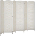 HOMCOM Room Divider 6 Panel, 6FT Tall Folding Privacy Screen, Freestanding by HOMCOM