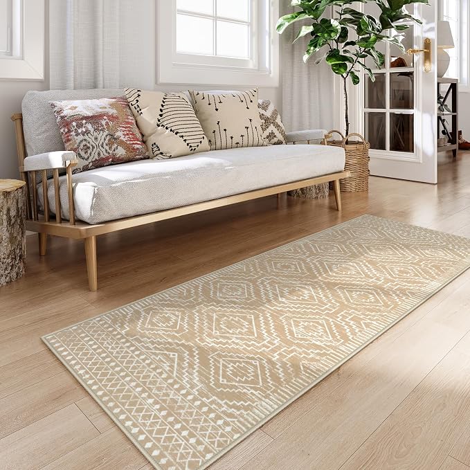 Wonnitar Washable Kitchen Runner Rug 2x6, Moroccan Runners - Image 6